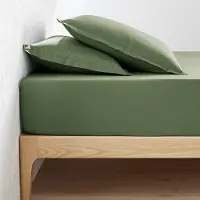 La redoute interieurs Spannbetttuch Aus Baumwollperkal, 80 Fäden, Steg 35 Cm, Scenario
