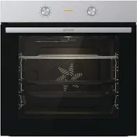 Gorenje BO6717E03X Einbaubackofen, 77 Liter, Silber, Edelstahl