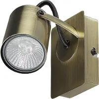 Beliani Wandstrahler 2er Set Messing Metall 1-flammig Wandspot Rund Trommelform Schwenkbar Industrial Wohnzimmer Schlafzimmer Esszimmer Flur