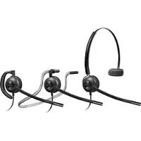 HP Poly EncorePro 540 Konvertierbares Headset + Quick Disconnect, Kabelgebunden, Anrufe/Musik, 32 g, Kopfhörer, Schwarz