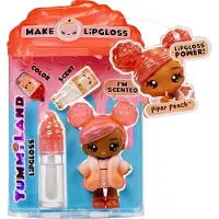 MGA Entertainment Entertainment Yummiland Lipgloss Doll- Piper Peach, Mini-Puppe, Weiblich, 4 Jahr(e), Junge/Mädchen, Mehrfarbig