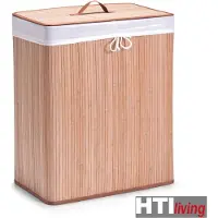 HTI Wäschesammler 2 Kammern