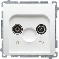 Kontakt Simon Antennensteckdose Simon Basic RTV Abschluss 10dB weiss (BMZAK10