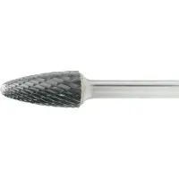 Lukas HM-Frässtift Form F Rundbogen Kopf ø 12 mm Länge 25 mm Zahnung 7