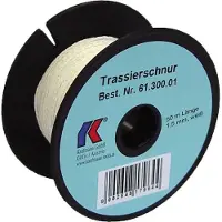 Kaufmann Trassierschnur weiß, leicht dehnbar, ø 1,5 mm Länge 50 m