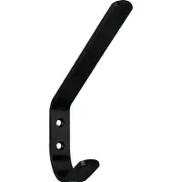 Technik Team Huthaken Macoba Breite 18 mm, Höhe 165 mm, Eisen schwarz matt