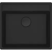 Franke Maris Einbauspüle Fragranitbecken MRG 610-52 A Black Matt Handbedienung ab 60 cm 114.0658.586 - inkl.