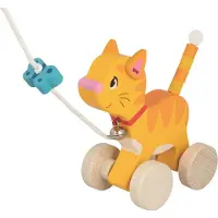 Goki Mitziehkatze aus Holz