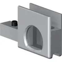 Supra Adapter Dreh-Druckzylinderschloss SECURA links/rechts, Glasstärke bis 8 mm