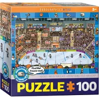 Eurographics Spot & Find Hockey-Puzzle 100 Teile