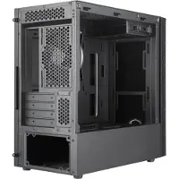 Cooler Master MasterBox MB400L, Tower, PC, Schwarz, micro ATX, Mini-ITX, Kunststoff, Stahl, 16,7 cm