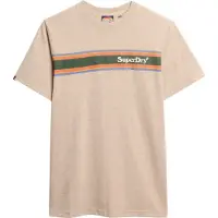 Superdry Venue Logo Stripe Relaxed Kurzarm-t-shirt