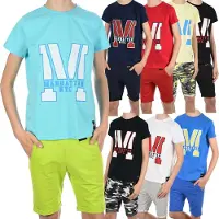 BEZLIT Jungen Sommer Set T-Shirt Manhatan und Stoff Shorts Türkis / Grün 104/110