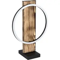 Eglo Boyal, Schwarz, Braun, Weiß, Kunststoff, Stahl, Holz, IP20, II, 1 Glühbirne(n), 12 W