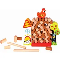 Tooky Toy : Jenga-Spiel mit Bauernhofmotiv
