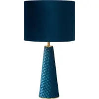Lucide Tischlampe Extravaganza Velvet Blau