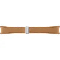 Samsung Original D-Buckle Hybrid-Lederband normal M/L für das Galaxy Watch 6 / 6 Classic / 5 / 5 Pro - Camel
