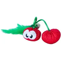 Petstages Katzen-Spielzeug Dental Cherries, Rot