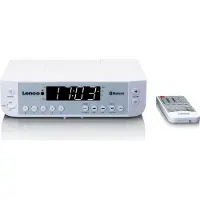 Lenco KCR-100 Küchenradio UKW Bluetooth Weiss
