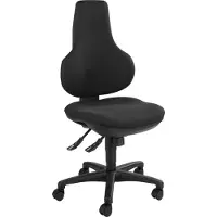 Topstar Bürostuhl ERGO POINT, Synchronmechanik, ohne Armlehnen, Spezial-Bandscheibensitz, schwarz