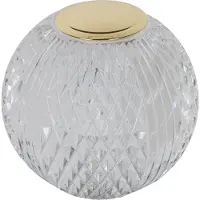 Lucide CINTRA - Wiederaufladbare Tischleuchte - Akku/Batterie - 9 cm - LED Dim. - 1x1,5W 2700K - 3 StepDim - Transparent