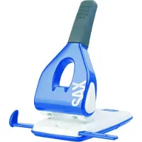 SAX 618 Kraftlocher/Starklocher 65 Blatt Mit Anschlagschiene (Blau)