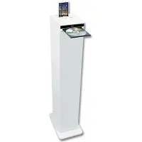 Inovalley HP32-CD-W CD-Kompaktanlage, 1 Lautsprecher, UKW-Radio, CD, MP3, Docking-Anschluss, USB, Bluetooth