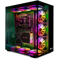Talius Cronos, Desktop, PC, Schwarz, ATX, EATX, micro ATX, Metall, Gehärtetes Glas, Gaming