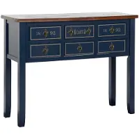 Big Buy Cooking Eingangshalle Home ESPRIT Braun Marineblau 103 x 35 x 80 cm