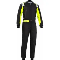 Sparco Karting Overall 002343NRGF1S in Schwarz und Gelb