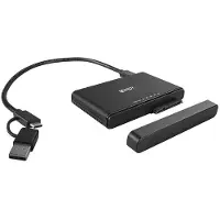 Lindy 43359, SSD, Serial ATA III, M.2, USB 3.2 Gen 2 (3.1 Gen 2) Type-C, Schwarz, Aluminium, Kunststoff