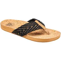 Reef Damen Pantoletten Cushion Strand - Zwart - Größe 36
