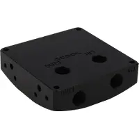 Alphacool 13185, Schwarz, Acetal, Weiblich, 1/4 Zoll, 80 mm, 80 mm