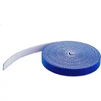 StarTech.com 30,4m Klettkabelbinder - Blau, Hook & loop cable tie, Stoff, Blau, REACH, 30,5 m, 19 mm