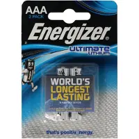 Energizer L92 Lithium Batterie AAA, FR03, 1,5 Volt 1260mAh 2er Blister
