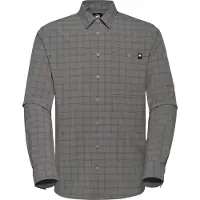 Mammut Lenni Longsleeve Shirt Men steel-black