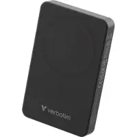 Verbatim Charge 'n' Go Essentials, 10000 mAh, Quick Charge 3.0, Kabelloses Aufladen, 35 W, Schwarz
