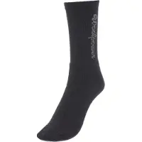 Woolpower Socken Socks Logo 400 Schwarz-Schuhgröße 36 - 39