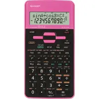 Sharp EL531THBPK - ROSA, Tasche, Wissenschaftlicher Taschenrechner, 10 Ziffern, 2 Zeilen, Akku, Schwarz, Pink