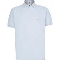 Tommy Hilfiger Poloshirt "1985 REGULAR POLO mit Kontraststreifen und Knopfleiste" unifarben, sportlich, regular fit, Baumwollmix, Polokragen