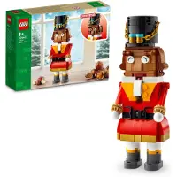 LEGO Nussknacker, Nussknacker-Figur, weihnachtliches Bauset für Jungen und Mädchen, Weihnachtsgeschenk für Kinder, Weihnachtsdeko, Spielzeug zum Sammeln, lässt Kinder fantasievoll spielen 40640