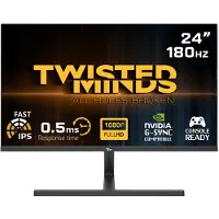 Twisted Minds - 24"Flat FHD 180Hz 0.5ms FAST IPS HDR HDMI 2.1 Gaming Monitor