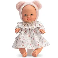 ASI Lalka hiszpańska Alex 36 cm w sukience w kwiatki