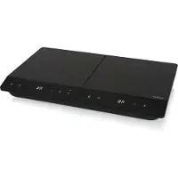 Tristar IK-6162, Schwarz, Arbeitsplatte, Zonen-Induktionskochfeld, Glas, 2 Zone(n), 2 Zone(n)
