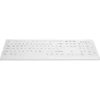 Contour Design Design Active Key AK-C8100F-U1-W/US, Kabelgebunden, USB, Membran Key Switch, QWERTY, Weiß
