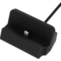 Avizar , Ladestation mit Lightning-Anschluss für Apple iPhone, Schwarz