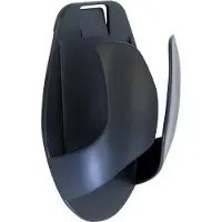 Ergotron Maushalterung 99-033-085, passend für WorkFit-Stationen, Caddys & Steh-/Sitz-Arbeitsplätze, B 76 x T 51 x H 115 mm, schwarz