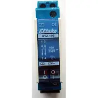 Eltako Schaltrelais, 12V, 1 Schließer + 1 Öffner, 16A/250V AC, 1 Stk.