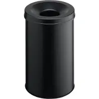 Durable Papierkorb Safe, selbstlöschend, 60 L, schwarz