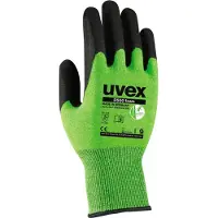 Uvex 60604, Fabrik-Handschuhe, Grün, EUE, Polyamid, Stahl, Viskose